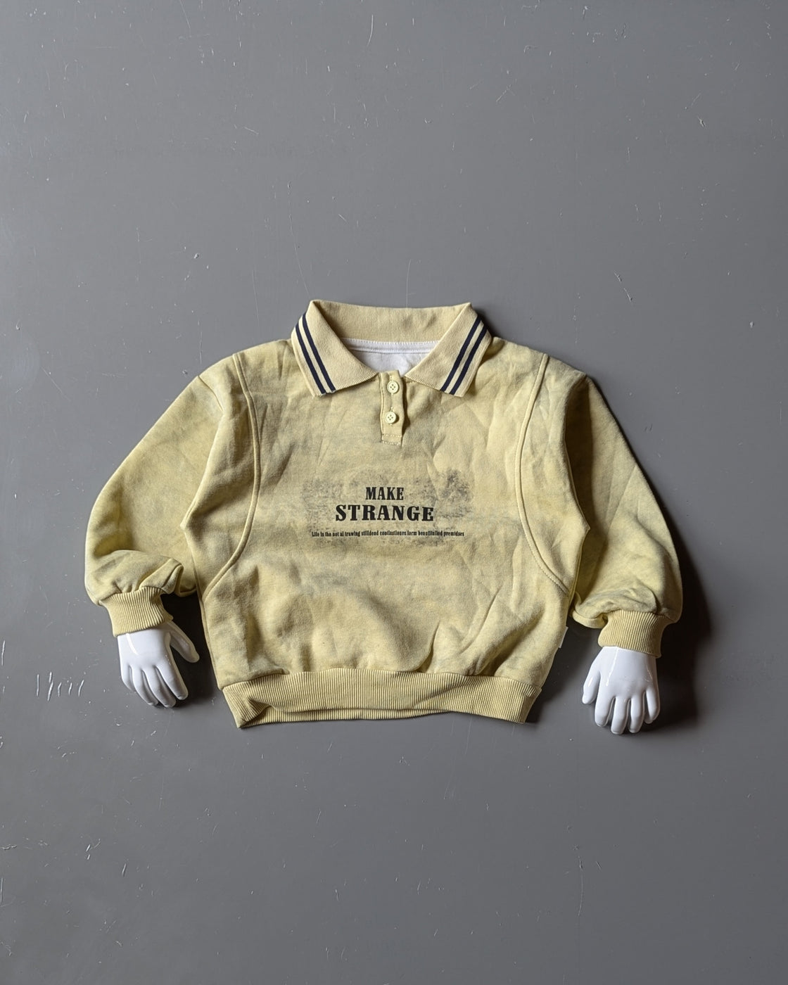 Unisex Full Sleeve Oversized Polo T Shirt