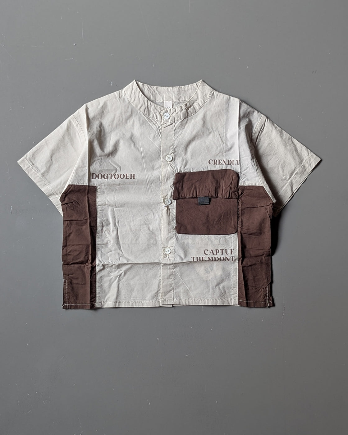 Unisex Half Sleeve Oversized Shirt