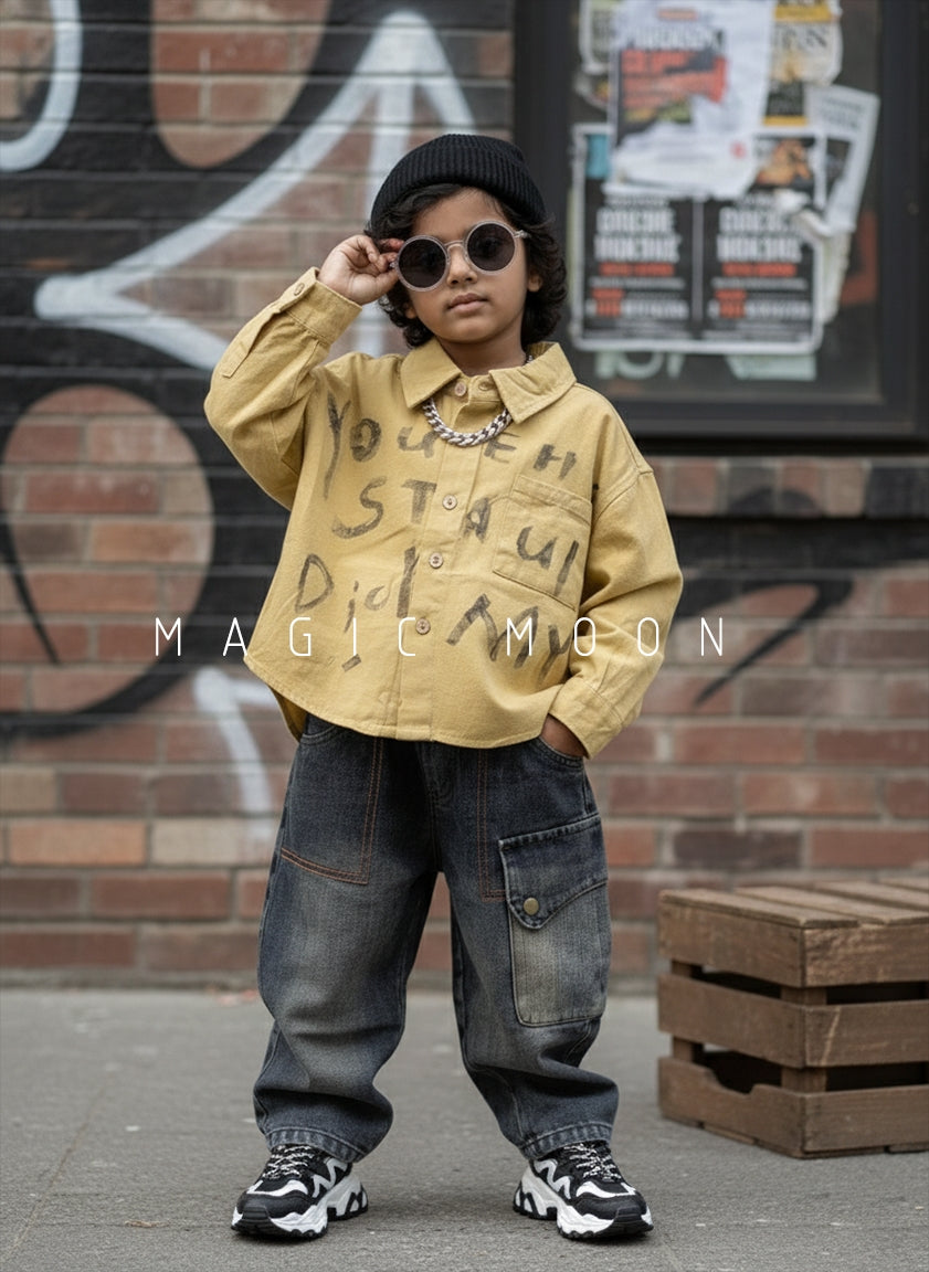 Unisex Full Sleeve Oversized Shirt