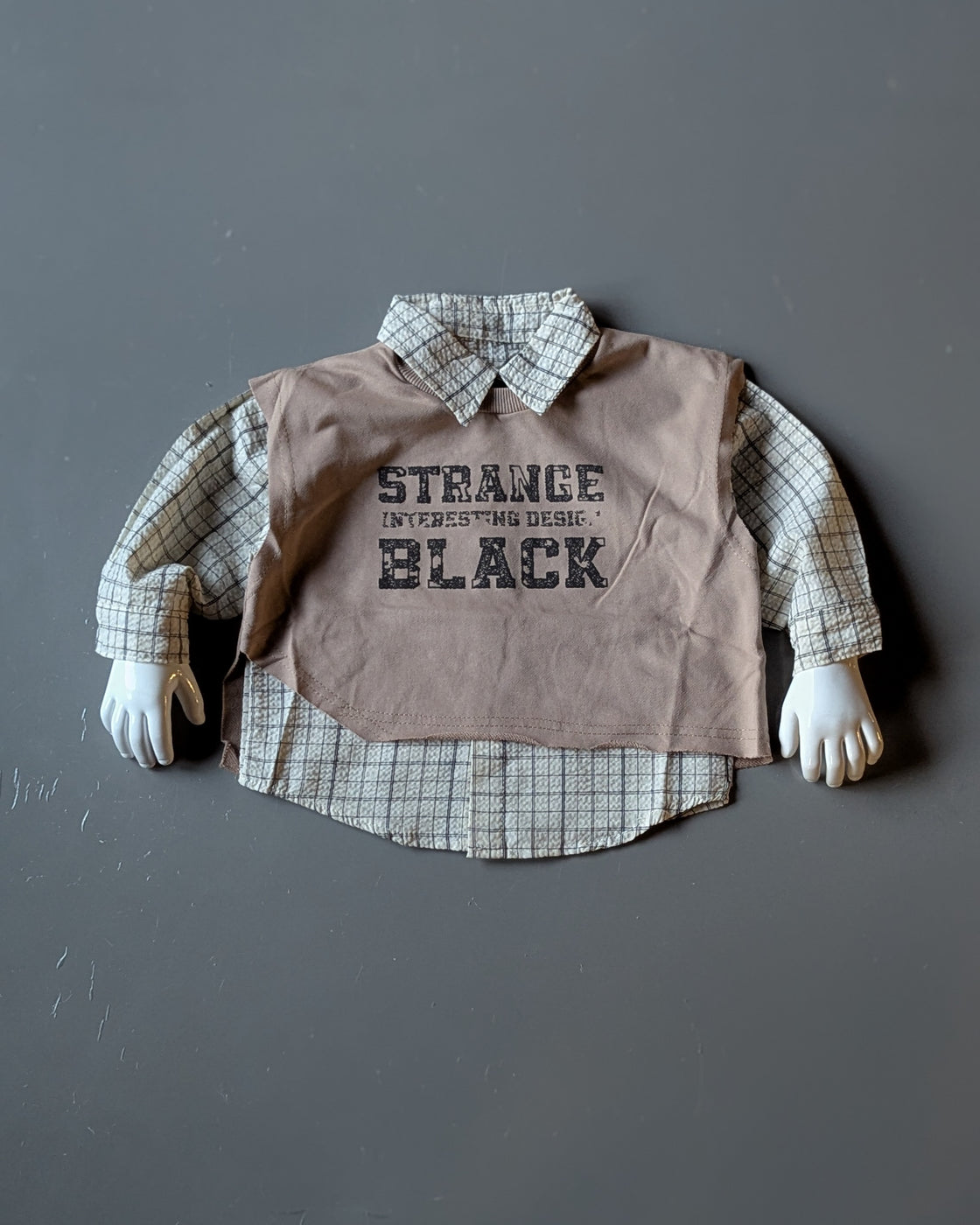 Unisex Full Sleeve Layered Look Oversized T Shirt