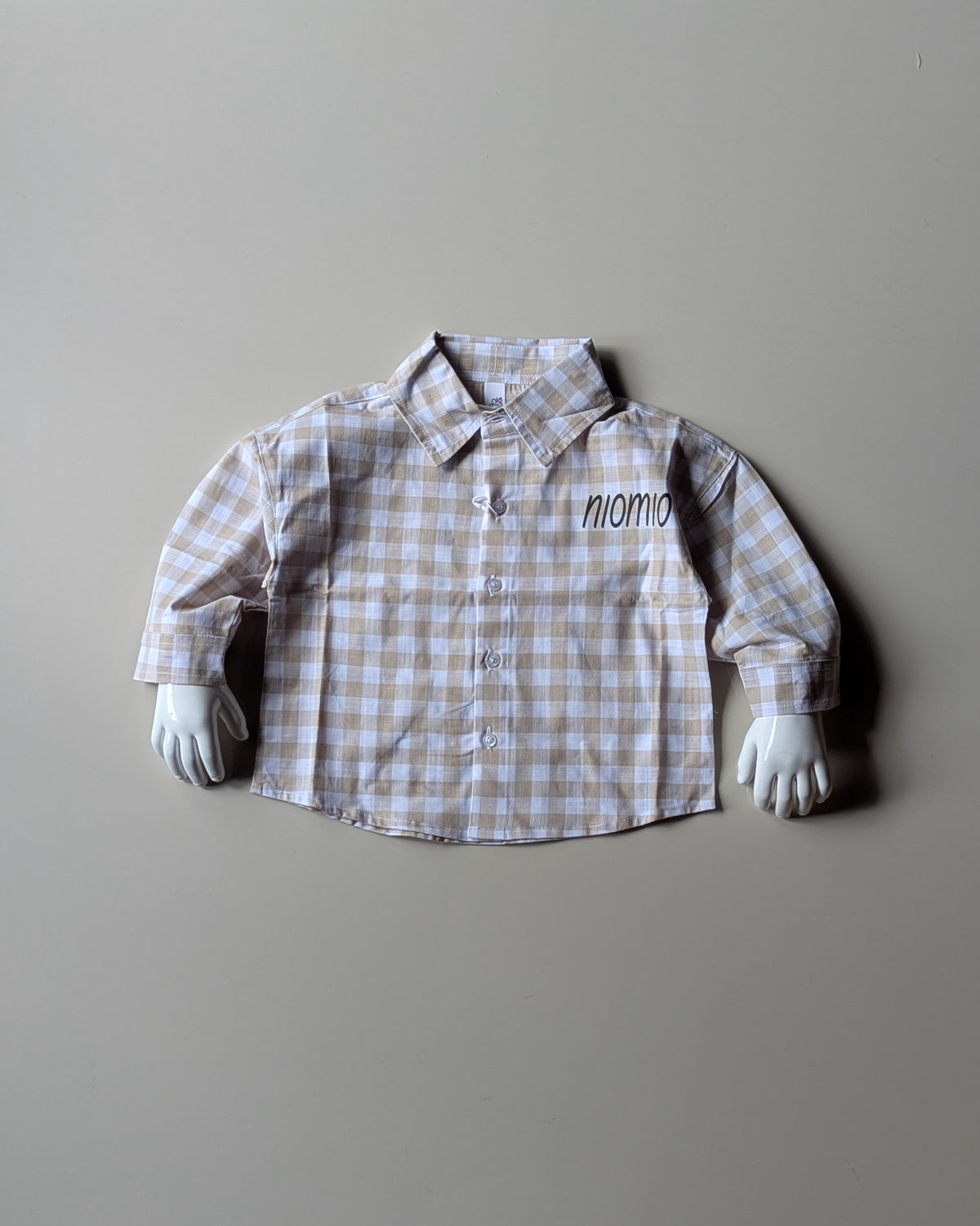 SHFS15 Boy's Full Sleeve Oversized Back Printed Shirt