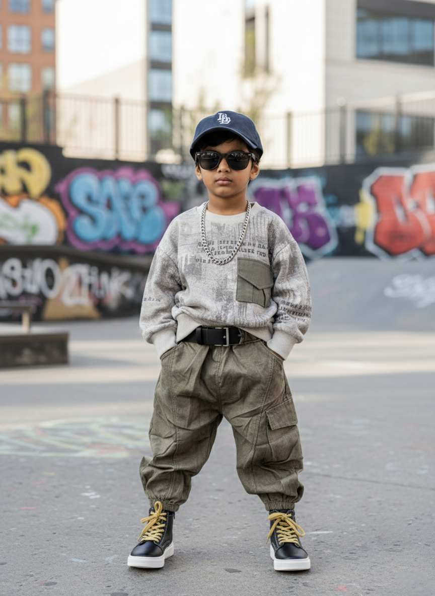 Unisex Full Sleeve Oversized T Shirt and Pant Set