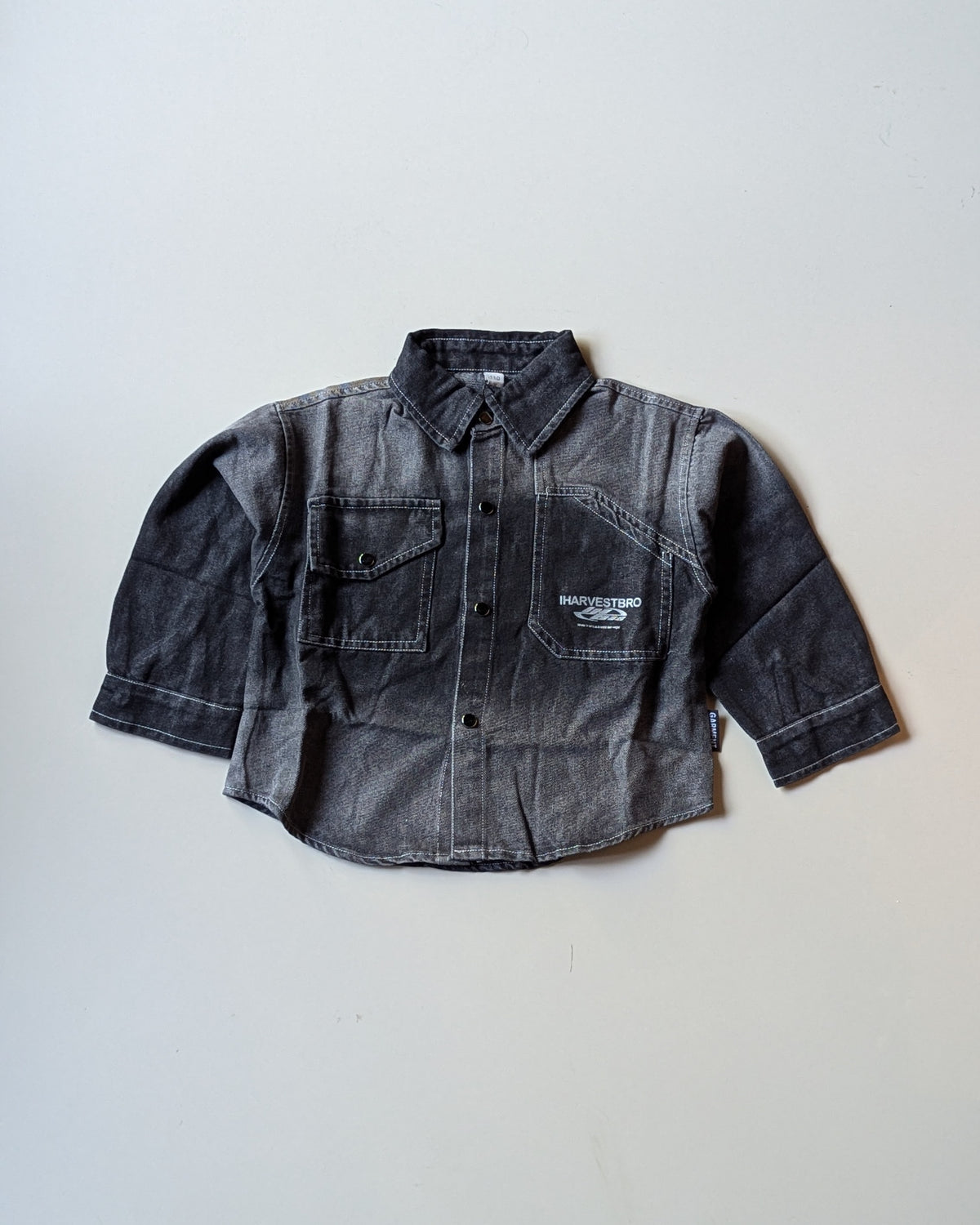 SHIMT13-02 Unisex Full Sleeve Oversized Denim Shirt