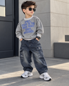 STIM114-03 Unisex Full Sleeve Oversized T Shirt and Pant Set