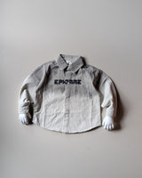 SHIMT10 Unisex Full Sleeve Oversized Denim Shirt