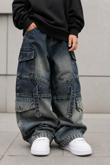 JN1006 Unisex Super Baggy Jeans