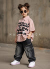 Unisex Half Sleeve Oversized Shirt