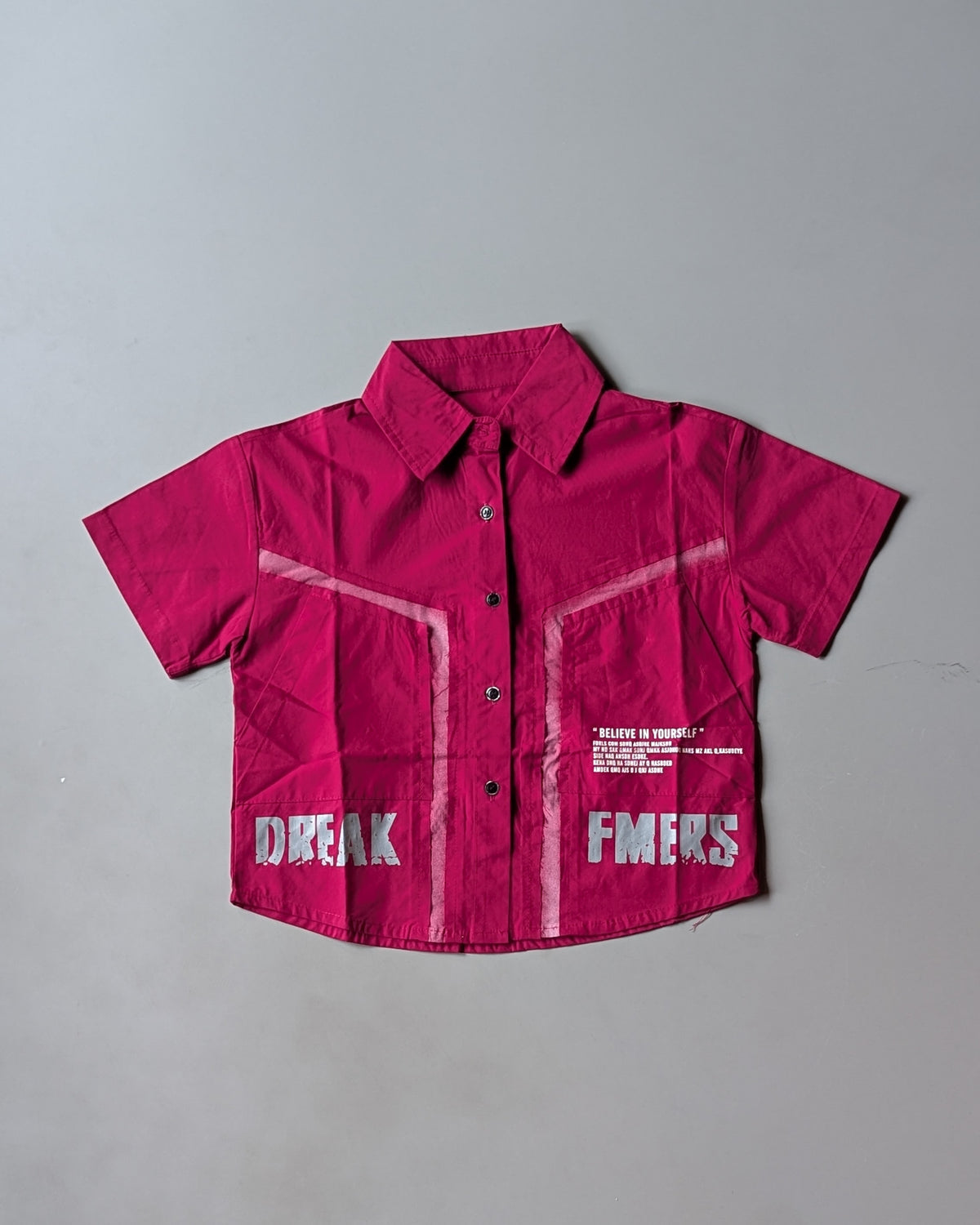 Unisex Half Sleeve Oversized Shirt