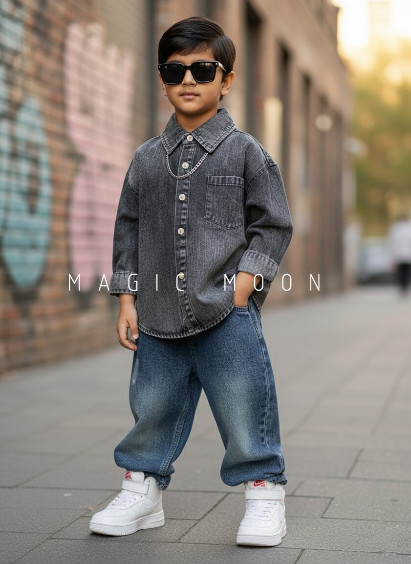 Unisex Full Sleeve Oversized Shirt