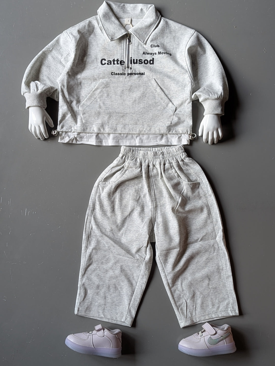 Unisex Full Sleeve Layered Look T Shirt with Pant Set