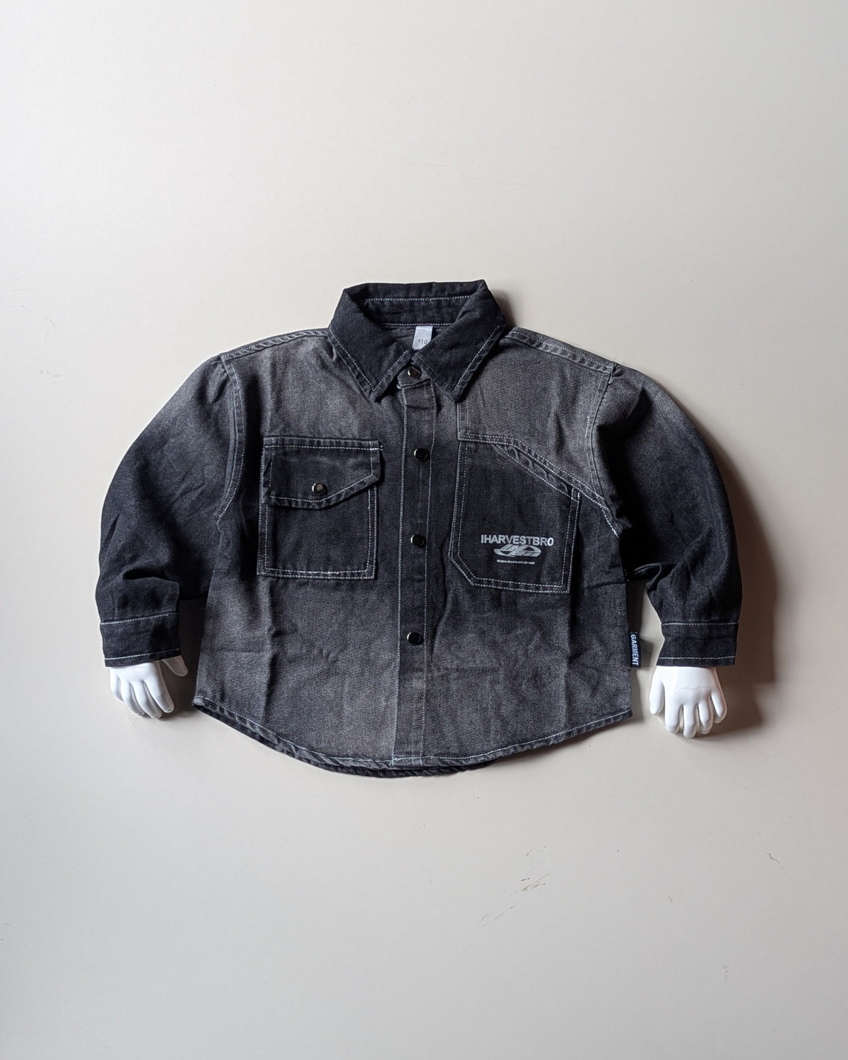 SHIMT11-00 Unisex Full Sleeve Oversized Denim Shirt