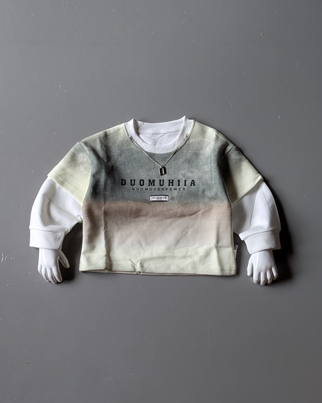 Unisex Full Layered Sleeve T Shirt