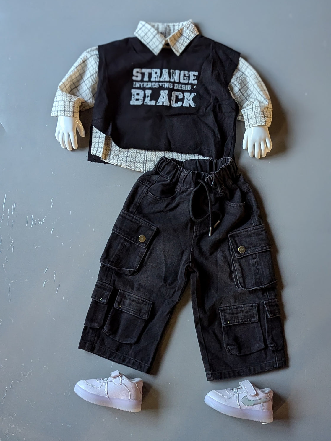 Unisex Full Sleeve Layered Look Oversized T Shirt