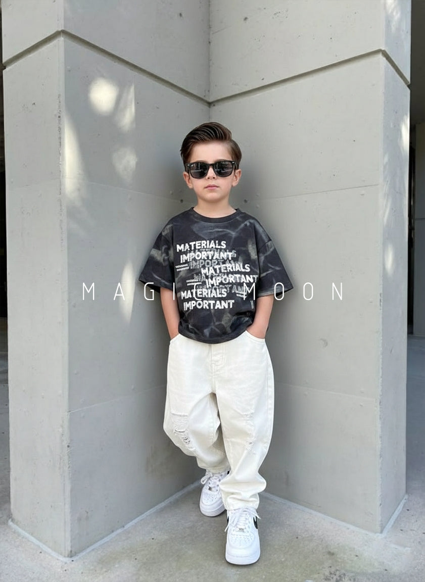 Unisex Half Sleeve Oversized T Shirt
