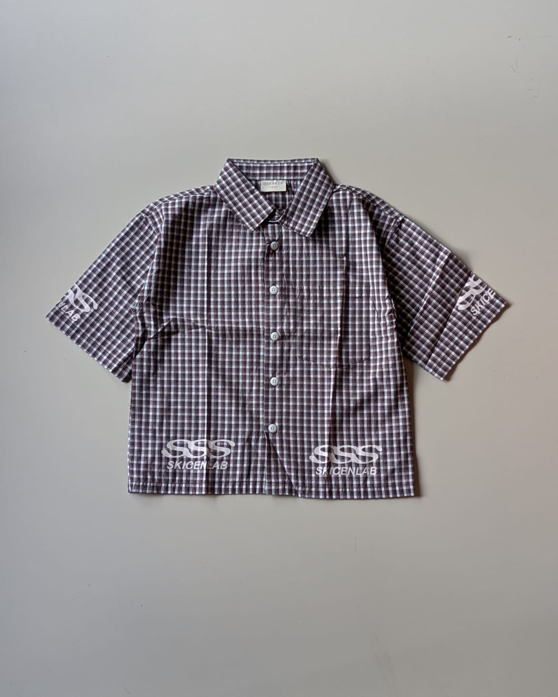 SHGME04-01 Boys Half Sleeve Oversized Boxy Fit Shirt