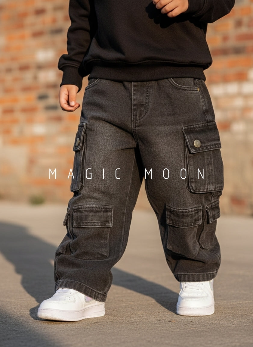 Unisex Cargo Baggy Jeans