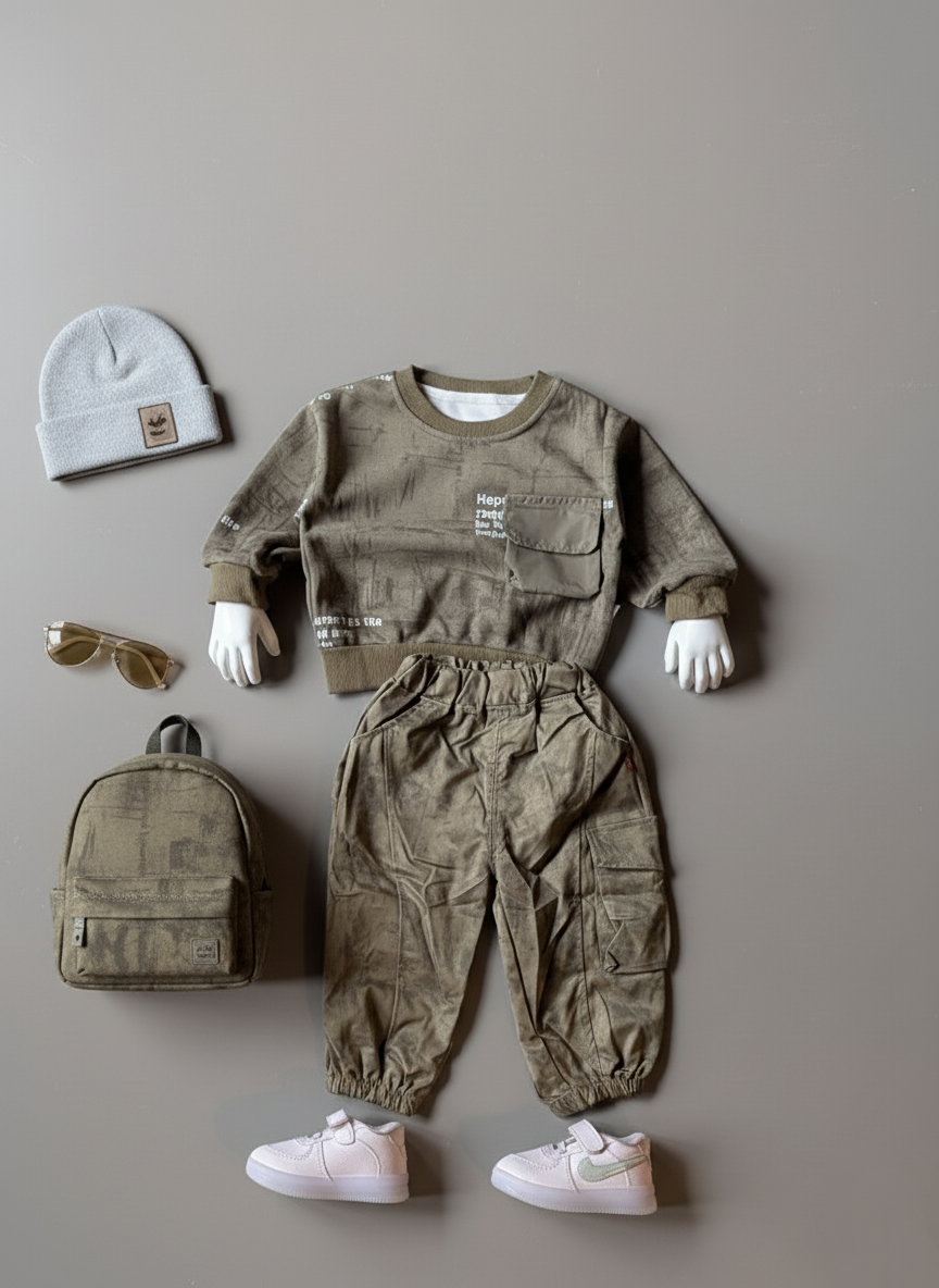 Unisex Full Sleeve Oversized T Shirt and Pant Set