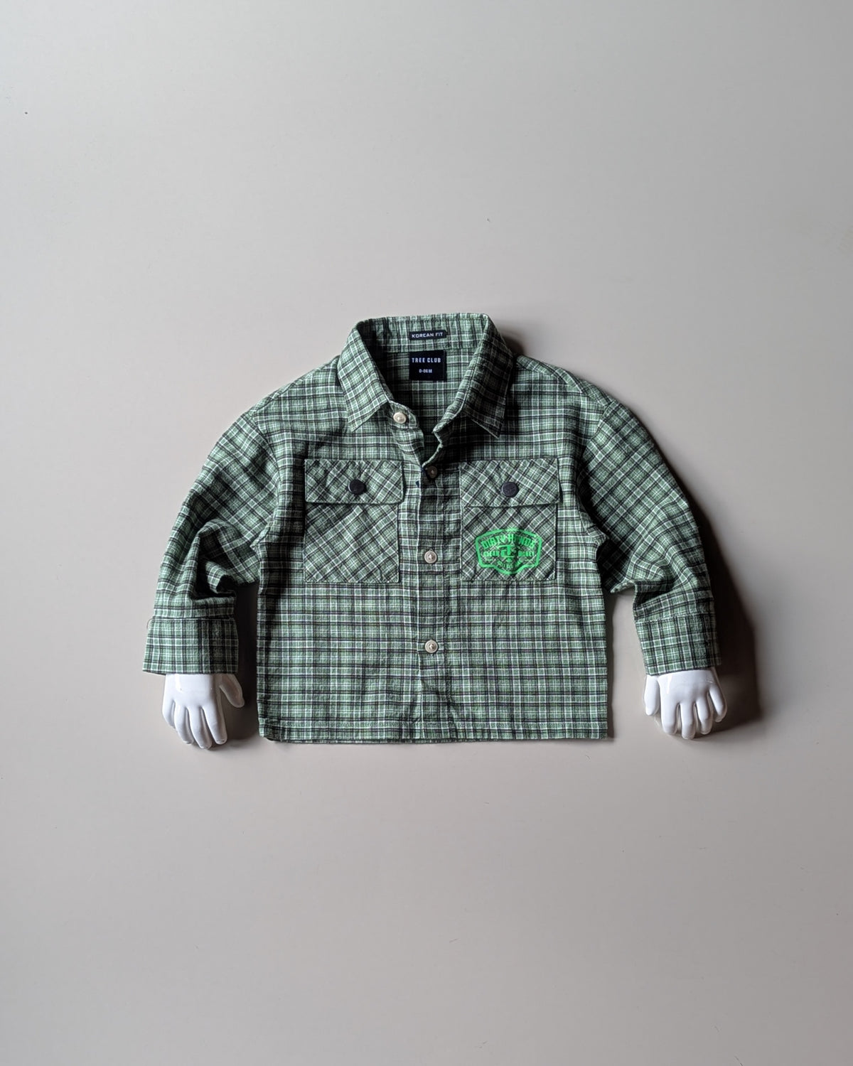 SHFS15 Boy's Full Sleeve Oversized Back Printed Shirt