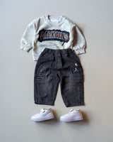 STIM117-01 Unisex Full Sleeve Oversized T Shirt and Pant Set