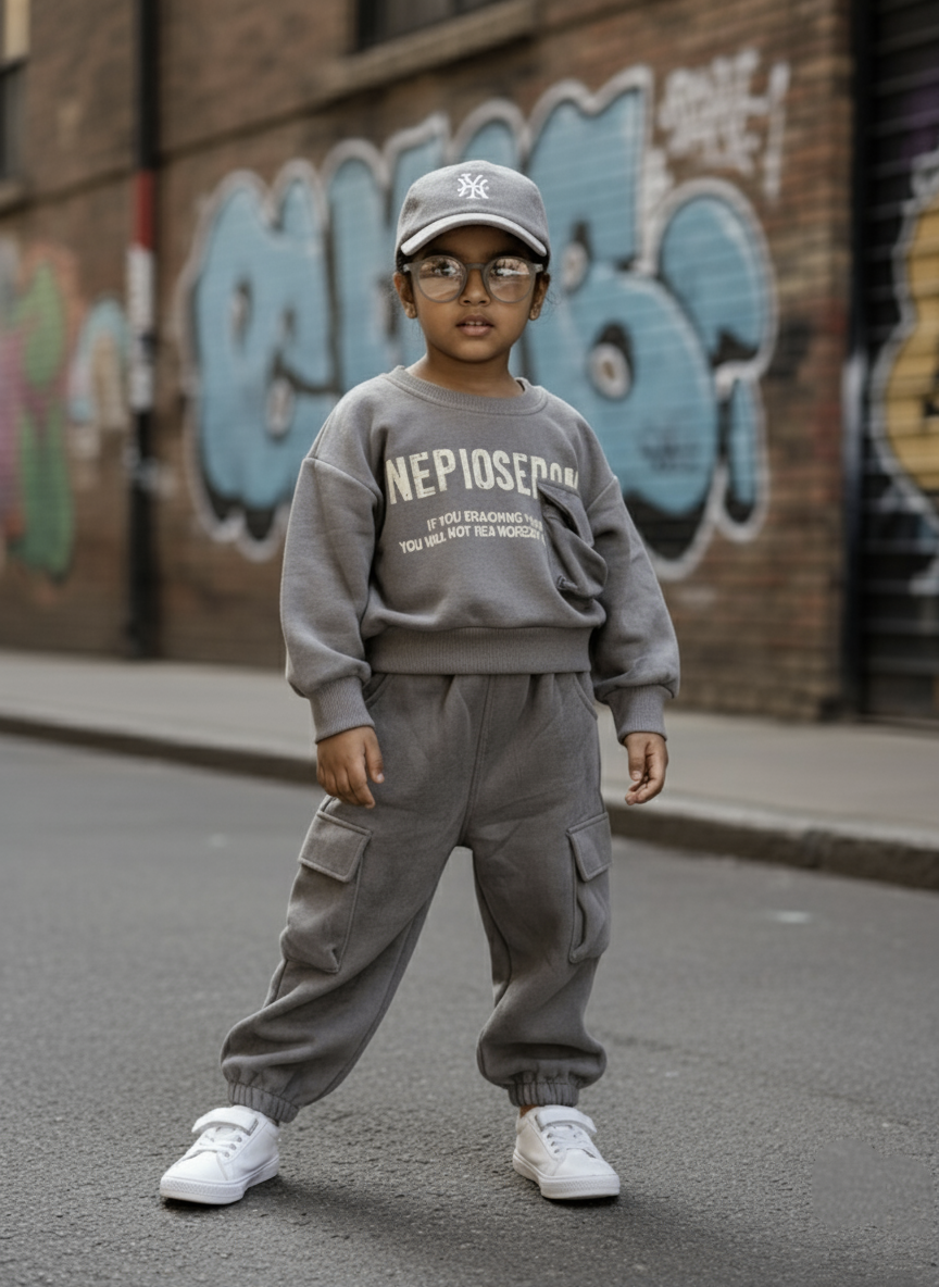 Unisex Full Sleeve Oversized T Shirt with Pant Set