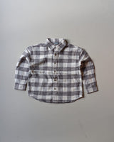 SHGME02-02 Boys Full Sleeve Oversized Check Shirt