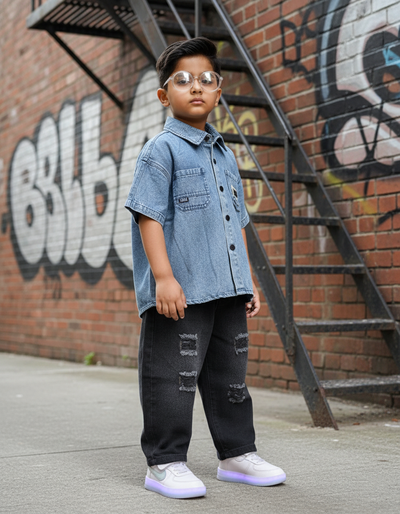 Boys half sleeve shirts
