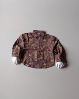 Boys Full Sleeve Oversized Floral Printed Shirt