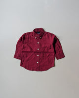 SHTCD01-03 Boys Full Sleeve Oversized Solid Colour Shirt