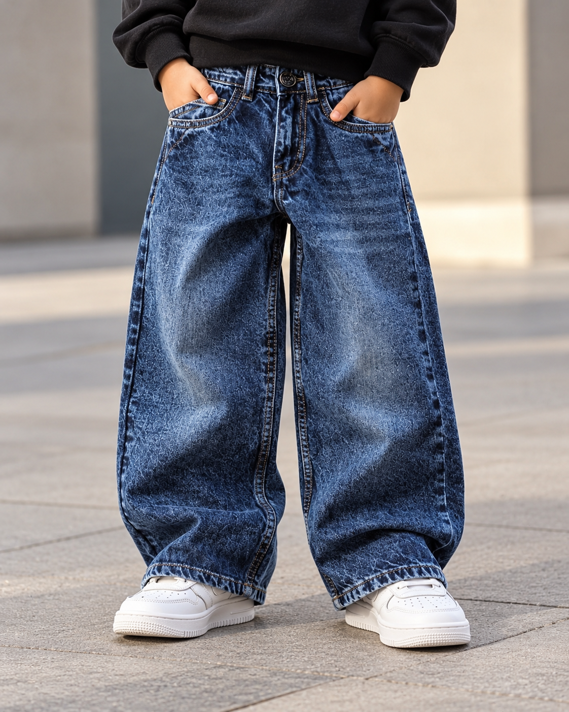 JNS129-03 Unisex Baggy Jeans