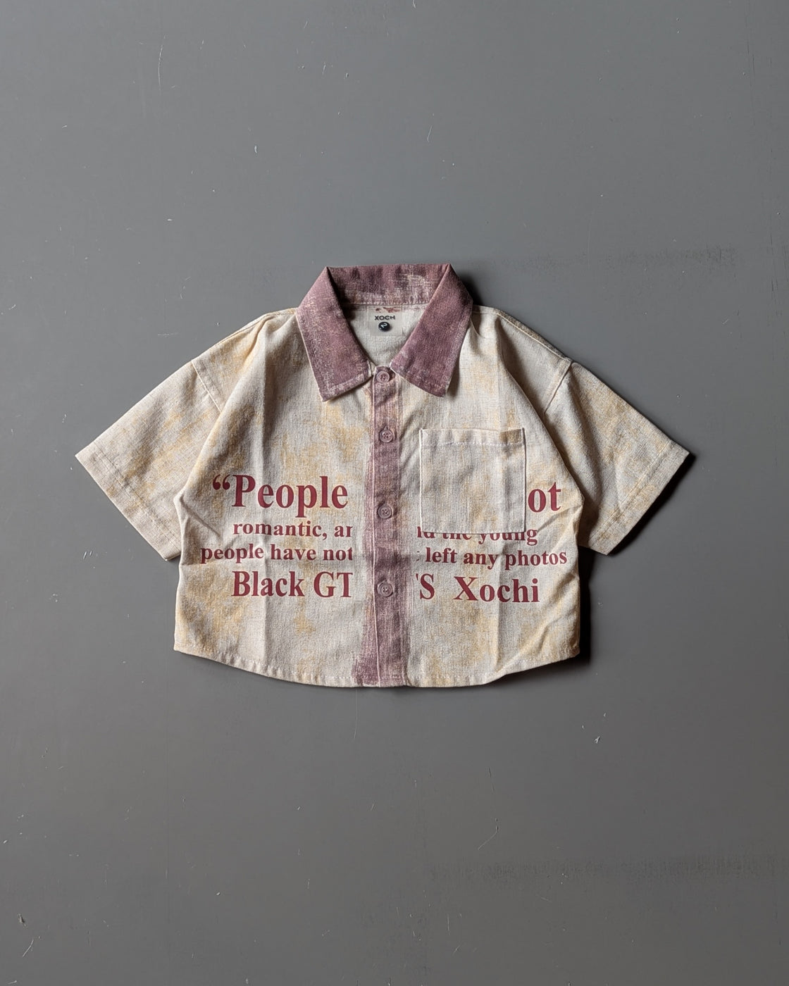 Boys Half Sleeve All Over Print Shirt
