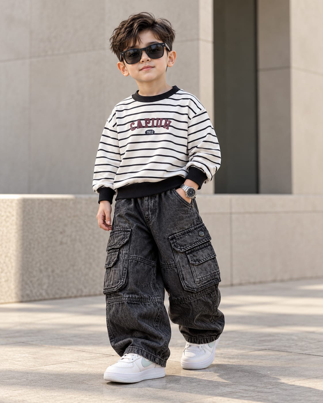TSHIMB06-05 Unisex Full Sleeve Oversized T Shirt