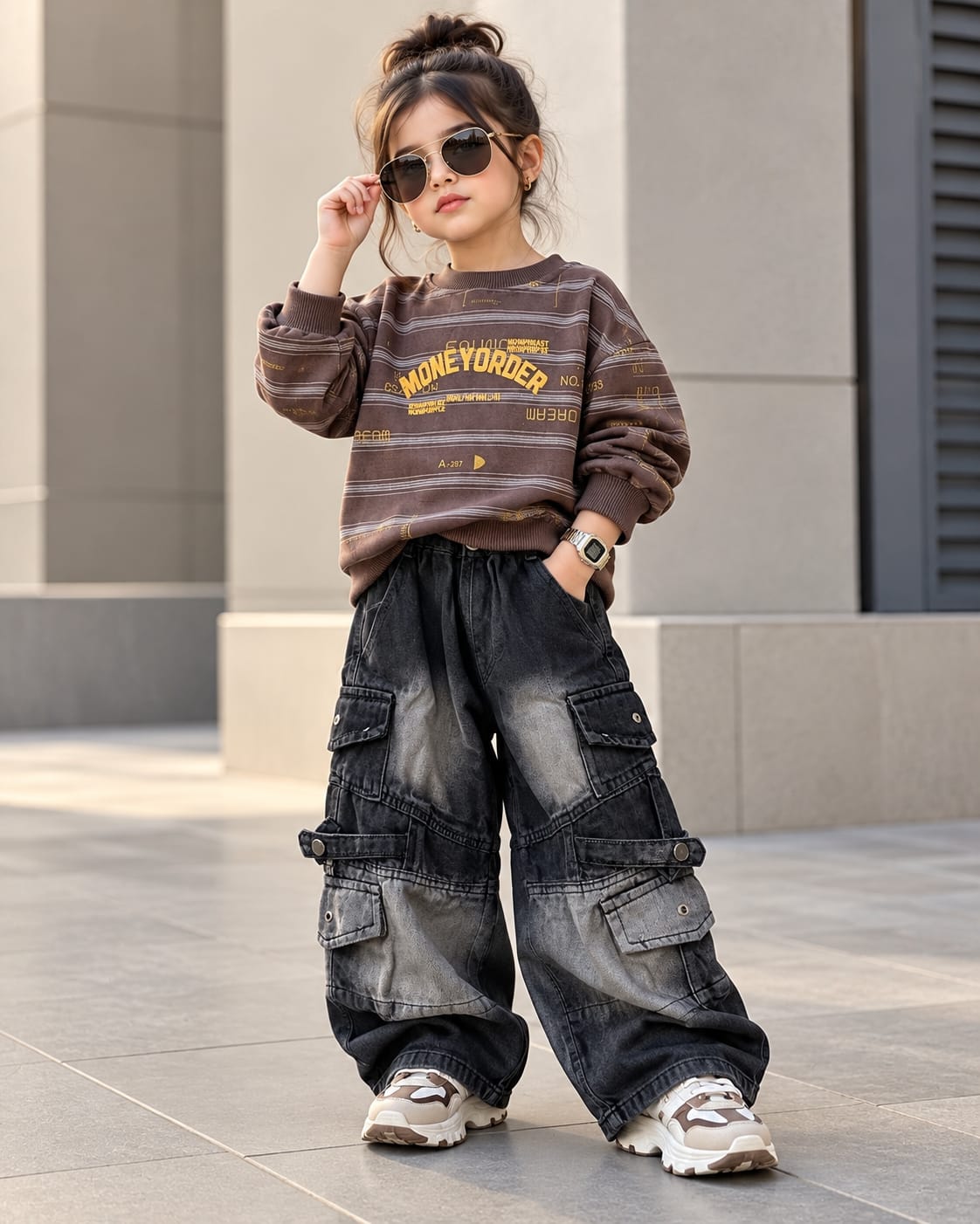 TSHIMB06-03 Unisex Full Sleeve Oversized T Shirt