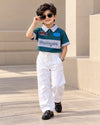 TSHPLZ01-02 Unisex Half Sleeve Oversized Polo T Shirt