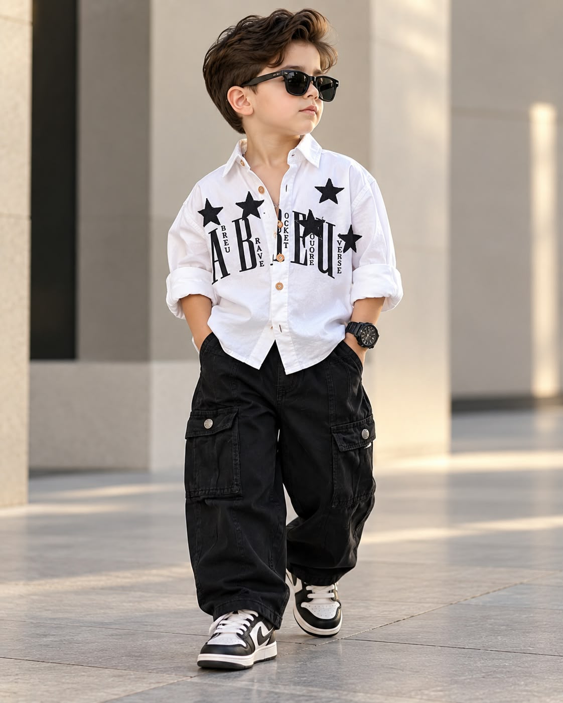 SHIMC301-03 Unisex Full Sleeve Oversized Shirt