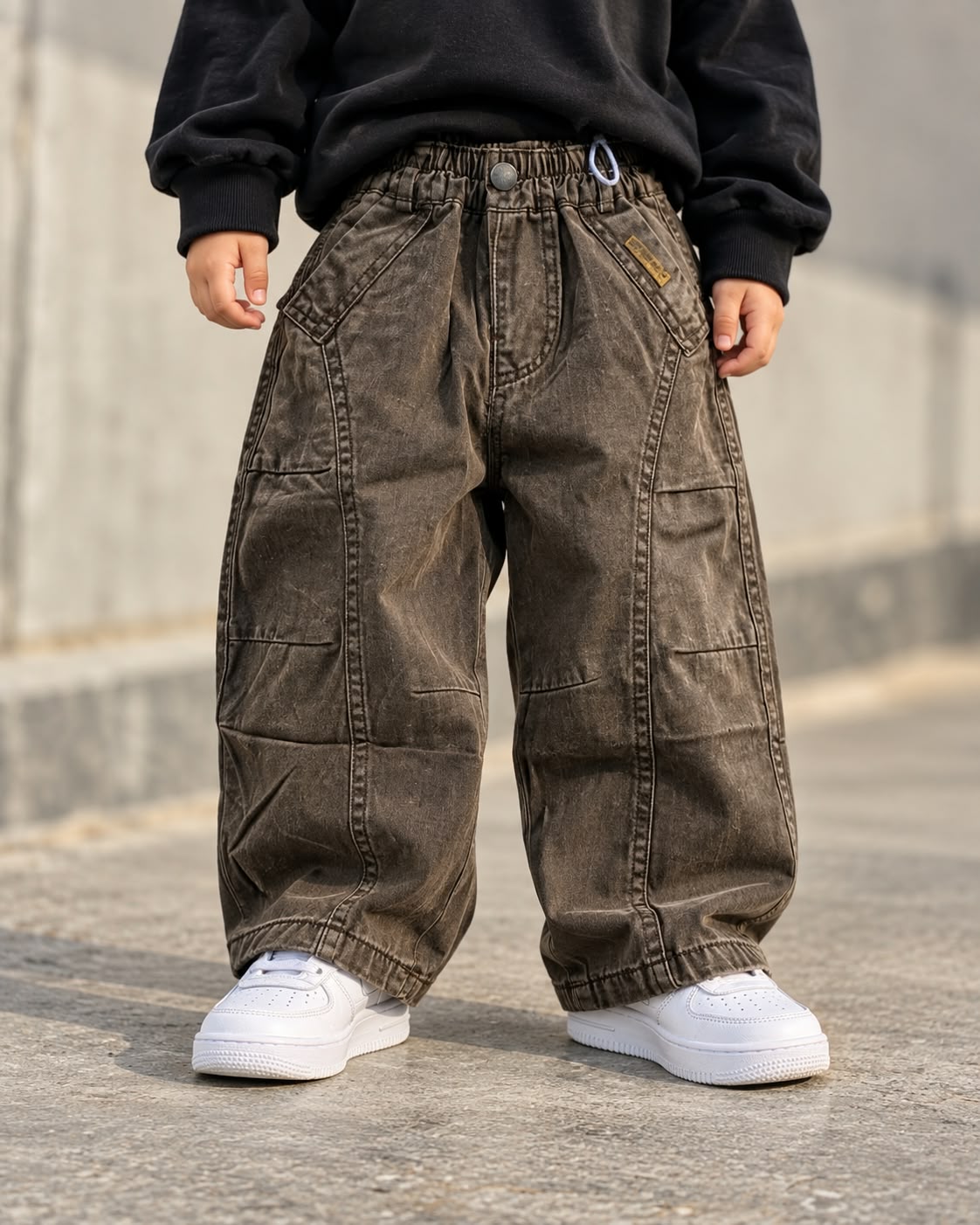 JNS120-01 Unisex Baggy Jeans