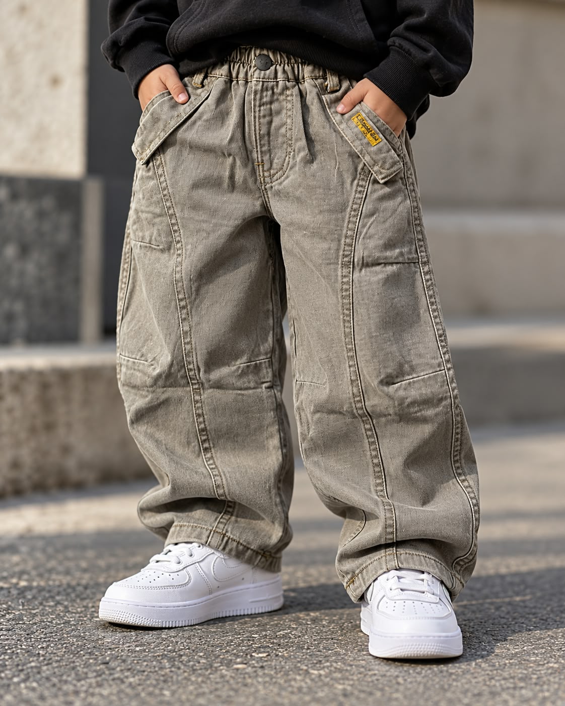 JNS120-02 Unisex Baggy Jeans