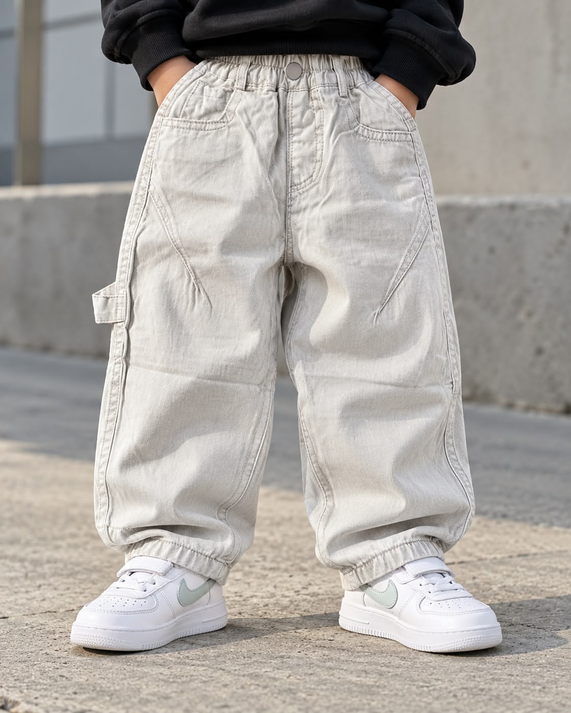 JNS121-01 Unisex Baggy Jeans