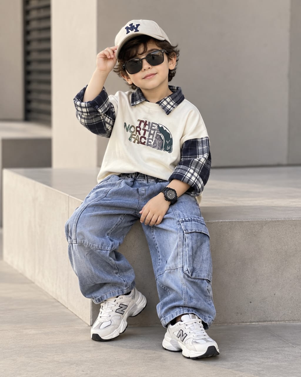 STIM124 Unisex Oversized Full Sleeve T shirt and Pant Set