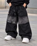 JNSIM117 Unisex Super Baggy Jeans
