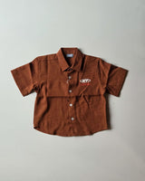 SHGMI03-04 Boys Half Sleeve Oversized Shirt