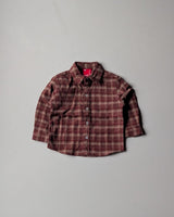 SHGMU05-01 Boys Full Sleeve Oversized Check Shirt