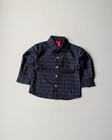SHGMU06-05 Boys Full Sleeve Oversized Check Shirt