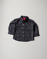 SHGMU06-03 Boys Full Sleeve Oversized Check Shirt