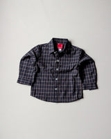 SHGMU06-02 Boys Full Sleeve Oversized Check Shirt