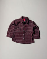 SHGMU06-04 Boys Full Sleeve Oversized Check Shirt