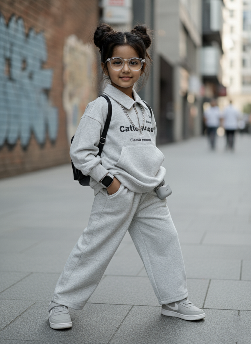 Unisex Full Sleeve Layered Look T Shirt with Pant Set