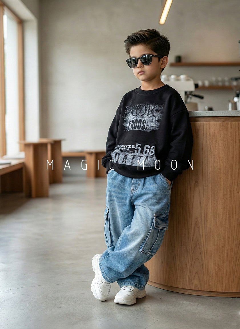 Unisex Full Sleeve Oversized T Shirt