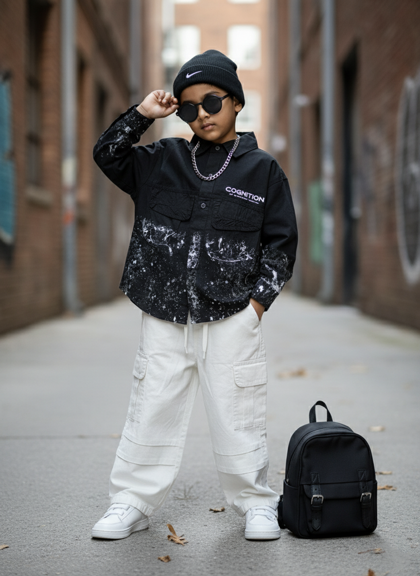 Unisex Full Sleeve Oversized Shirt