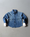 Boys Full Sleeve Oversized Denim Shirt