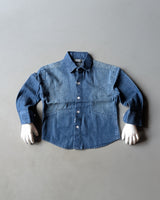 Boys Full Sleeve Oversized Denim Shirt